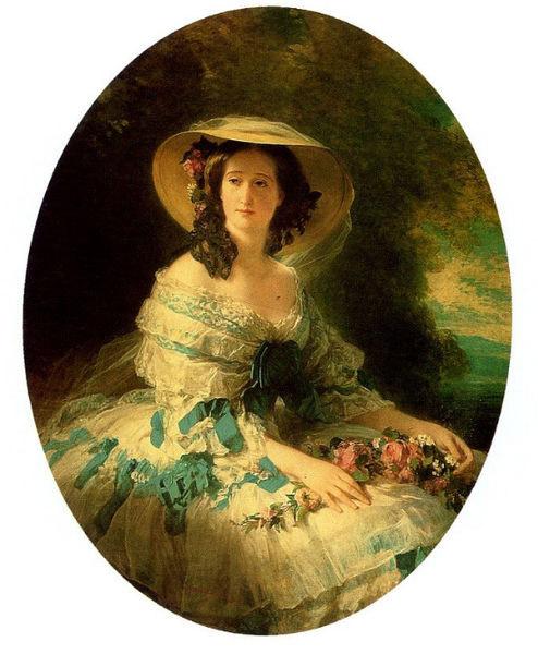 Franz Xaver Winterhalter Eugenie of Montijo, Empress of France oil painting image